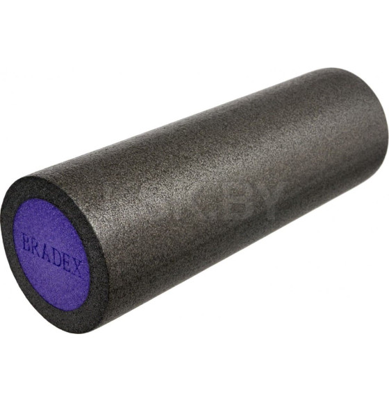 Ролик для йоги и пилатеса Bradex SF 0821, 15*45 см, серый/фиолетовый (SF 0821) 