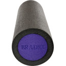 Ролик для йоги и пилатеса Bradex SF 0821, 15*45 см, серый/фиолетовый (SF 0821) 