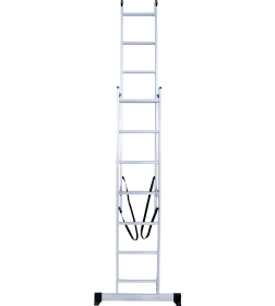 Лестница 2х 7 двухсекционная алюминиевая, серия NV122 Новая высота