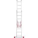 Лестница 2х 8 двухсекционная алюминиевая, серия NV222 Новая высота (2220208) 