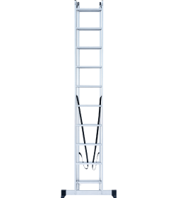Лестница 2х10 двухсекционная алюминиевая, серия NV122 Новая высота