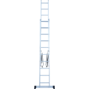 Лестница 2х10 двухсекционная алюминиевая, серия NV122 Новая высота (1220210) 