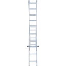 Лестница 2х10 двухсекционная алюминиевая, серия NV122 Новая высота (1220210) 