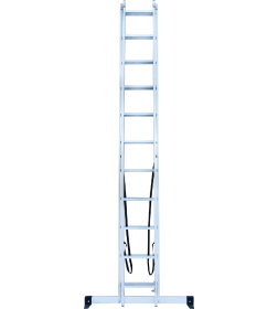 Лестница 2х11 двухсекционная алюминиевая, серия NV122 Новая высота