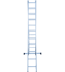 Лестница 2х11 двухсекционная алюминиевая, серия NV122 Новая высота