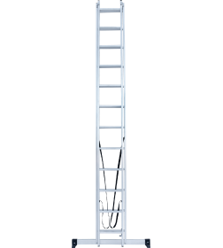 Лестница 2х12 двухсекционная алюминиевая, серия NV122 Новая высота