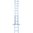 Лестница 2х12 двухсекционная алюминиевая, серия NV122 Новая высота (1220212) 