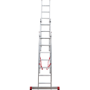 Лестница 3х 7 трехсекционная алюминиевая профессиональная, серия NV323 Новая высота (3230307) 