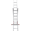 Лестница 3х 7 трехсекционная алюминиевая профессиональная, серия NV323 Новая высота (3230307) 