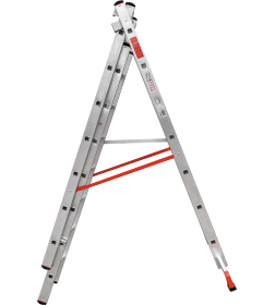Лестница 3х 7 трехсекционная алюминиевая профессиональная, серия NV323 Новая высота