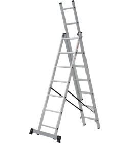 Лестница 3х 7 трехсекционная алюминиевая, серия NV123 Новая высота