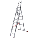 Лестница 3х 8 трехсекционная алюминиевая профессиональная, серия NV323 Новая высота (3230308) 