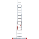 Лестница 3х 8 трехсекционная алюминиевая профессиональная, серия NV323 Новая высота (3230308) 