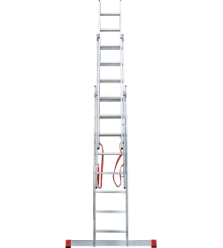 Лестница 3х 8 трехсекционная алюминиевая профессиональная, серия NV323 Новая высота