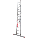 Лестница 3х 8 трехсекционная алюминиевая профессиональная, серия NV323 Новая высота (3230308) 
