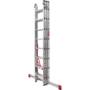 Лестница 3х 8 трехсекционная алюминиевая профессиональная, серия NV323 Новая высота (3230308) 
