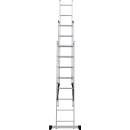 Лестница 3х 8 трехсекционная алюминиевая, серия NV123 Новая высота (1230308) 
