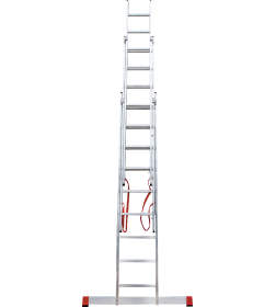 Лестница 3х 9 трехсекционная алюминиевая профессиональная, серия NV323 Новая высота
