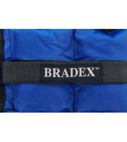 Утяжелители для рук и ног Bradex SF 0741, 2 шт.*1 кг, синие, полиэстер