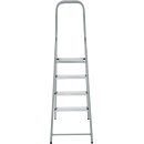 Стремянка стальная с алюминиевыми ступенями 1х 4 80 мм серия NV1130 Новая высота Цельнотянутая площадка 255×255 мм (1130104) 