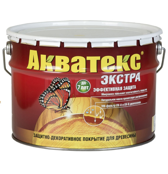 Пропитка АКВАТЕКС ЭКСТРА калужница, 9 л