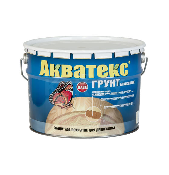 Грунт-антисептик АКВАТЕКС, 9 л