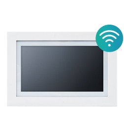 Видеодомофон CTV-M5708 Image встроенный модуль Wi-Fi, формата AHD с поддержкой разрешения белый Full HD CTV