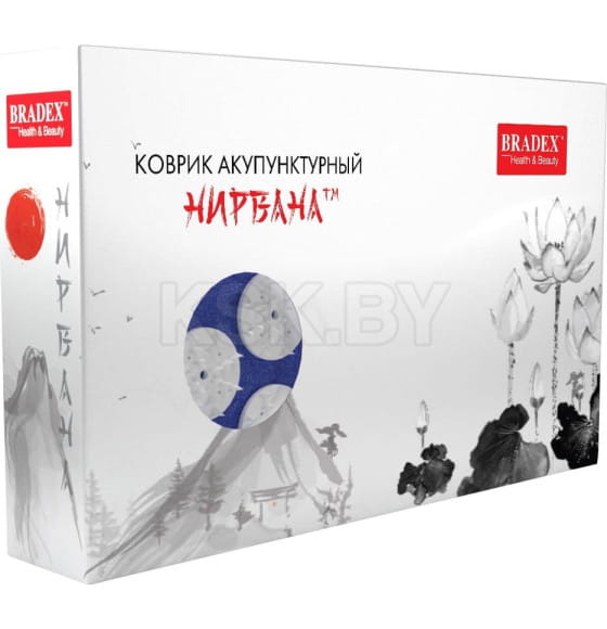 Коврик акупунктурный Нирвана синий, классическая серия (KZ 0075) 