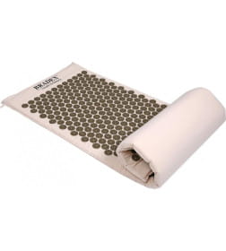 Коврик-сумка акупунктурный Нирвана бежевый, премиум-серия