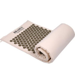 Коврик-сумка акупунктурный Нирвана бежевый, премиум-серия