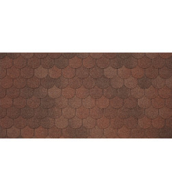 Битумная черепица TEGOLA COMFORT ASSISI Terracotta 420 (Терракота), (2,9м2)