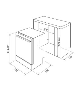 Посудомоечная машина HOMSair DW64E