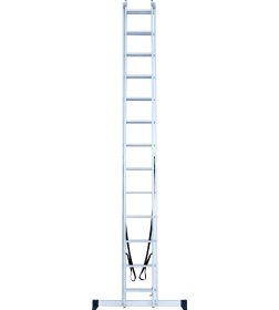 Лестница 2х13 двухсекционная алюминиевая, серия NV122 Новая высота
