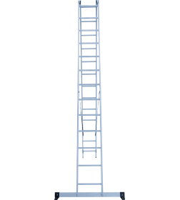 Лестница 2х13 двухсекционная алюминиевая, серия NV122 Новая высота