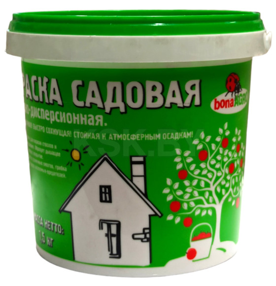 Краска садовая bonaAGRO 1,5 кг