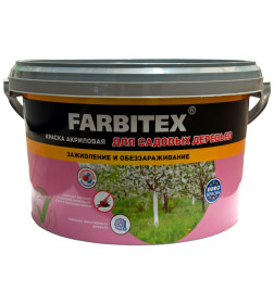 Краска для деревьев садовая FARBITEX 3.0 кг