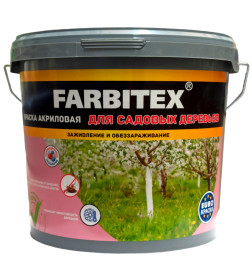 Краска для деревьев садовая FARBITEX 6.0 кг
