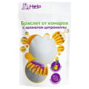 Браслет Спираль от комаров c ароматом цитронеллы в дисплей-боксе HELP, 80338 (80338) 