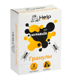 Гранулы от МУРАВЬЁВ в коробке, 80г HELP 80277