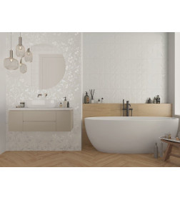 Декор Gracia Ceramica  Blanc white decor 01 300x500 