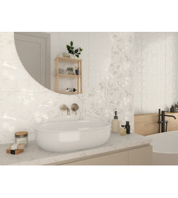 Декор Gracia Ceramica  Blanc white decor 01 300x500 