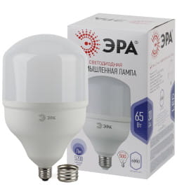 Лампа светодиодная E27/E40 65W 220в. 6500K T160 POWER ЭРА