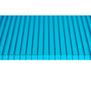 Поликарбонат сотовый  6мм "Мастер" Бирюза 2,1х6м пл. 0,75 кг/м.кв