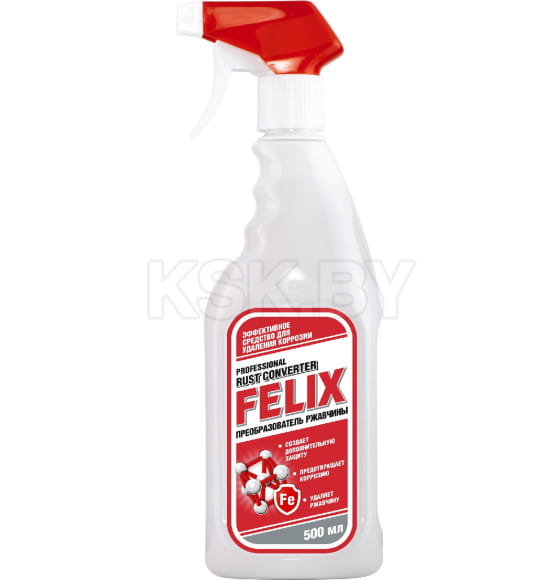 Преобразователь ржавчины с активным цинком Felix триггер, 500мл (411040078) 