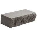 Кирпич полнотелый колотый 1 сторона бетонный М200 "графитовый" 250x98x65