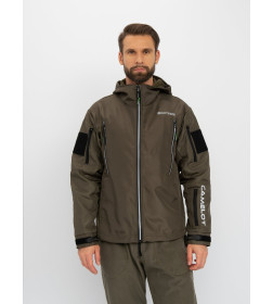 Куртка деми флисовая HUNTSMAN Камелот Хаки тк Softshell 48-50/176