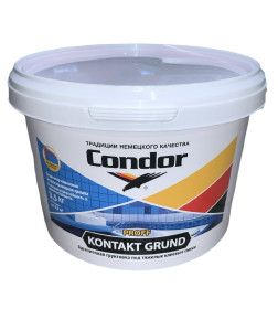 Грунт Condor Kontakt Grund (бетоноконтакт), 2,5 л (3,5 кг)