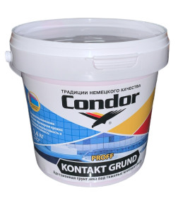 Грунт Condor Kontakt Grund (бетоноконтакт), 1 л (1,4 кг)