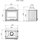 Печь-камин Мета-бел ТКТ-9,0-01 (в модификации "Эльба" ) (ТКТ-9,0-01) 