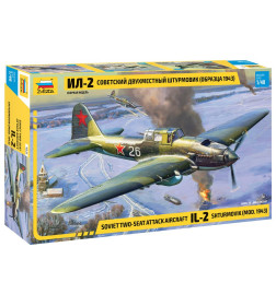 Советский двухместный штурмовик Ил-2 (обр. 1943) 1/48 ZVEZDA 4826